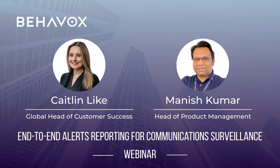 End-to-End Alerts Reporting for Communications Surveillance